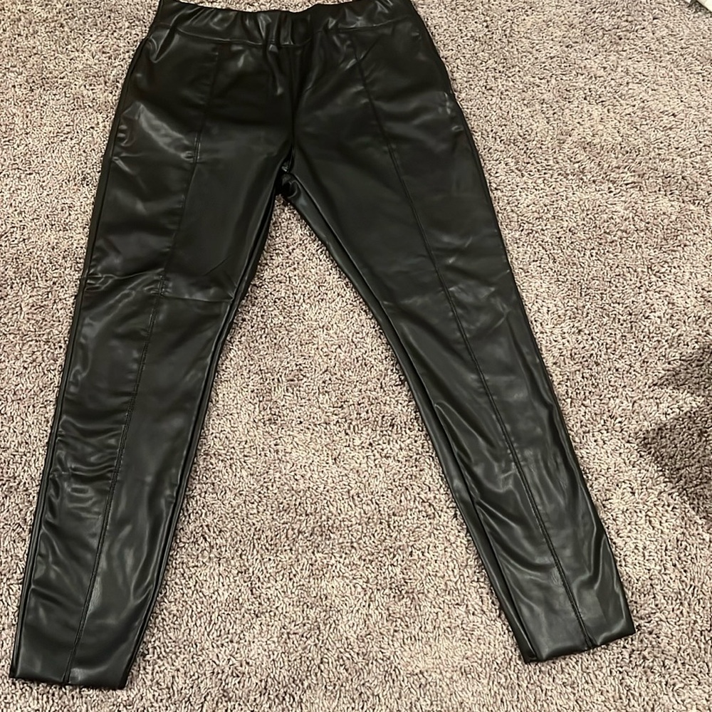 Faux leather Skinny Pants